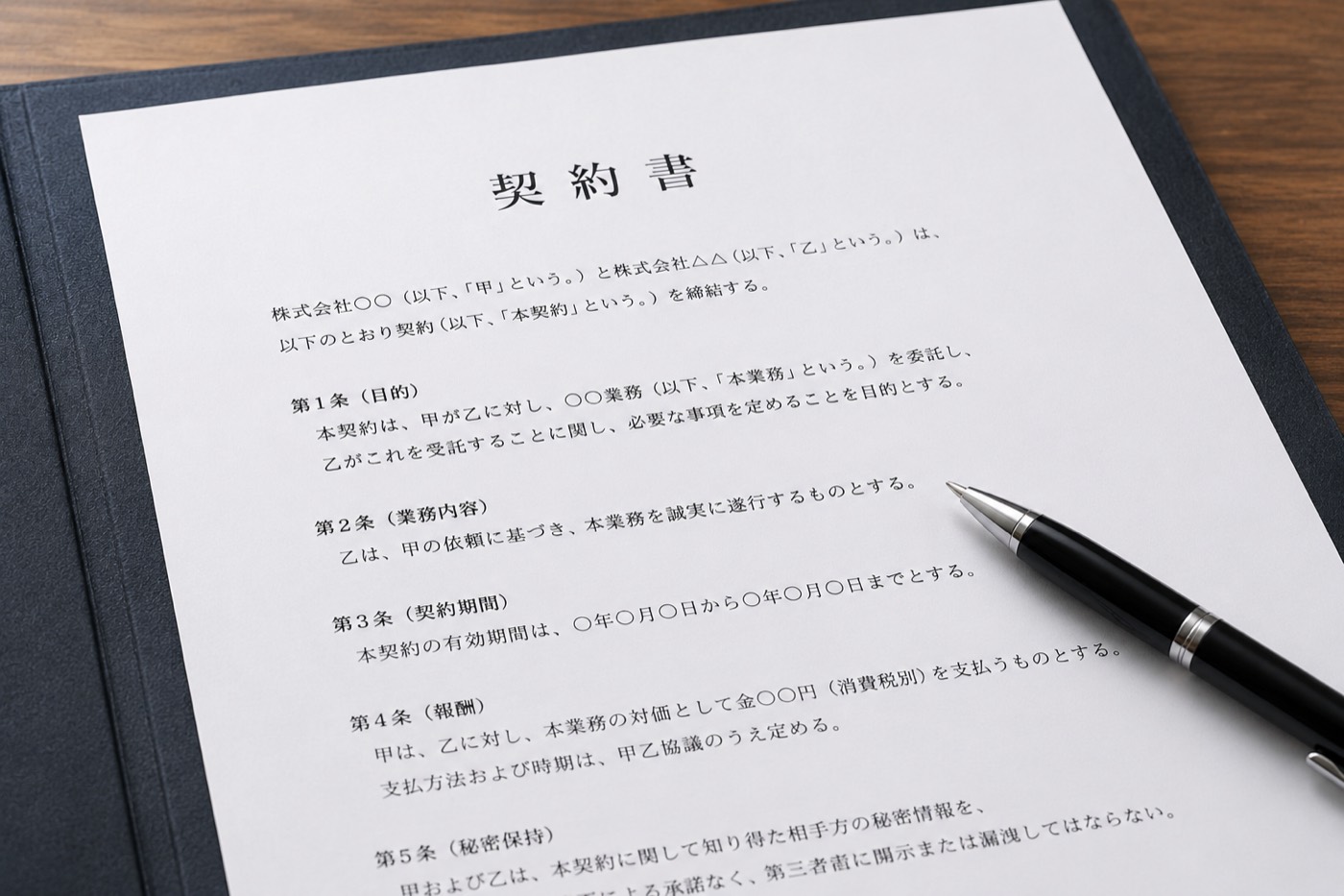 契約書の確認